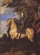 Anthony Van Dyck Equestrian Portrait of Charles (mk08) oil painting